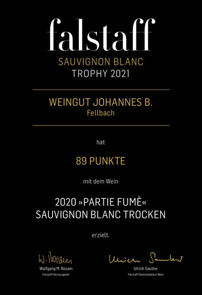2023 Sauvignon Blanc "Partie Fumè" trocken